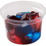 Plastic food cup with Jello