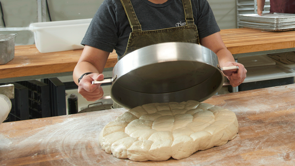 Bakery Dough Divider Pan Roll out