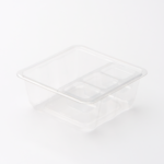 1 compartment Plastic Cold Tray with small 3 compartment insert empty